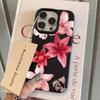 Lychee Pattern Fashion Lily Flower Art Design Phone Case For iPhone 17 Pro Max 16 15 14 11 13 12 11 Pro 16E 17Air XR Soft Cover