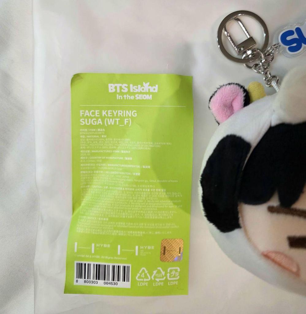 [USED] BTS FESTA 2025 Face Key Ring SUGA Yoongi SEOM