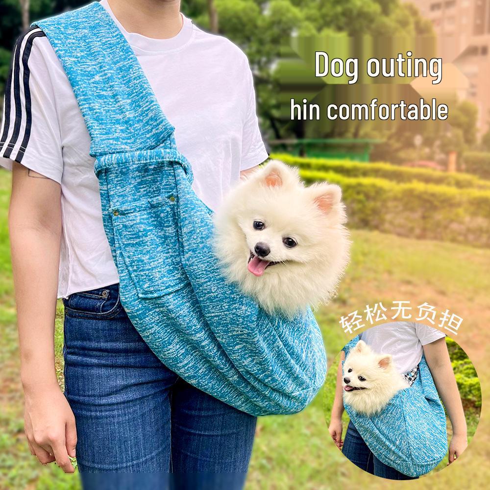 Autumn/Winter Crossbody Pet Backpack: Cat & Dog Outing Bag