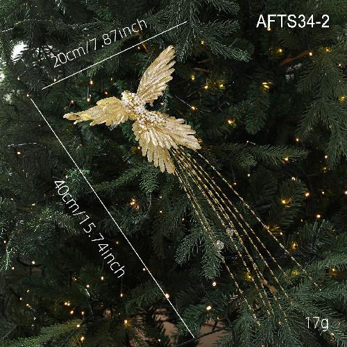 Foam Feather Bird Peacock Bird Decoration Christmas Tree Decoration Feather Pendant Christmas Decorations