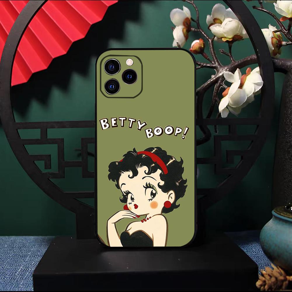 Betty Beautiful B-boop Phone Case For IPhone 17 Pro Max 16 15 14 Pro Max 13 11 X Xs Xr 8 7Plus Silicone Cover