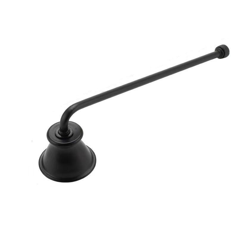 1Pcs Metal Smokeless Candles Wick Bell Snuffer Put Off Flame Tool Cutter Black Gold Rose Silver Decor Candle Snuffer