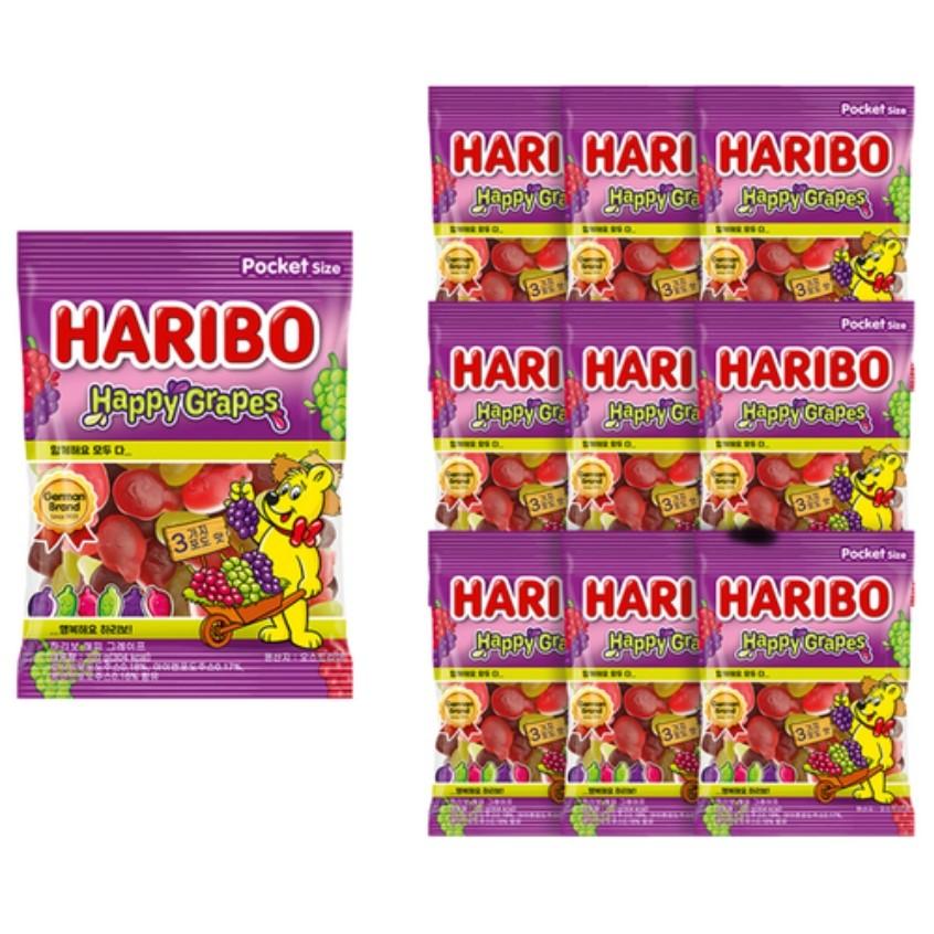 [Haribo] Happy Grape 100g, Korean snacks