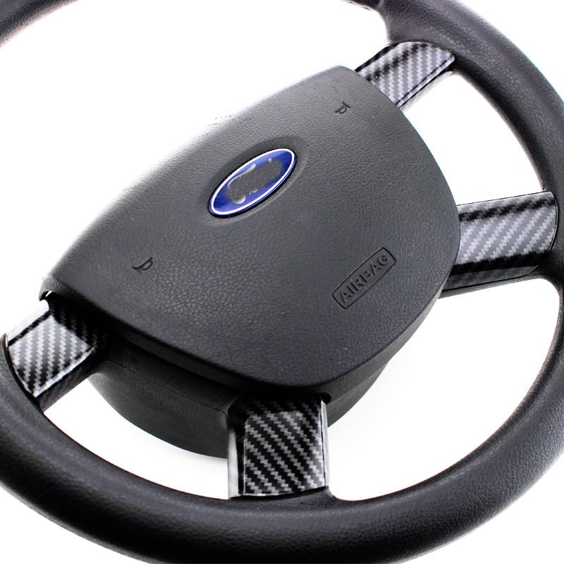 My Good Car for Ford Focus 2 MK2 2005 - 2011  Stainless Steel Car Steering Wheel Decoration Cover Trim Sticker