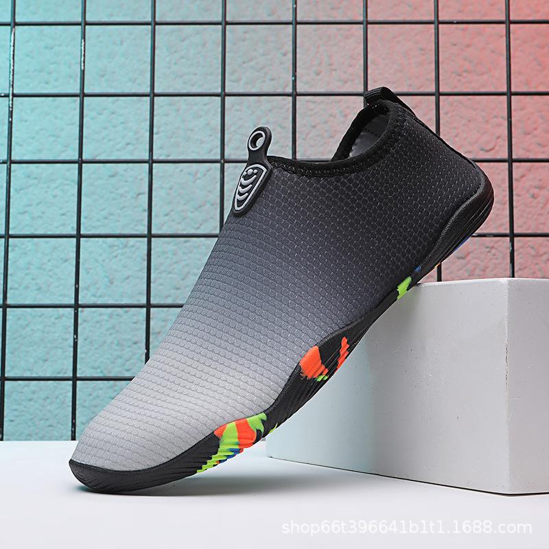 Couple shoes wading beach shoes men's non-slip diving socks women's snorkeling swimming rafting shoes yoga soft shoes