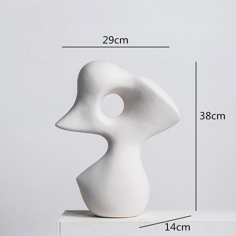 Irregular Rockery Hollow Coral Abstract Ceramic Ornaments Ceramic Vase Flower Arrangement Crafts Ornaments Vases Pots Decor
