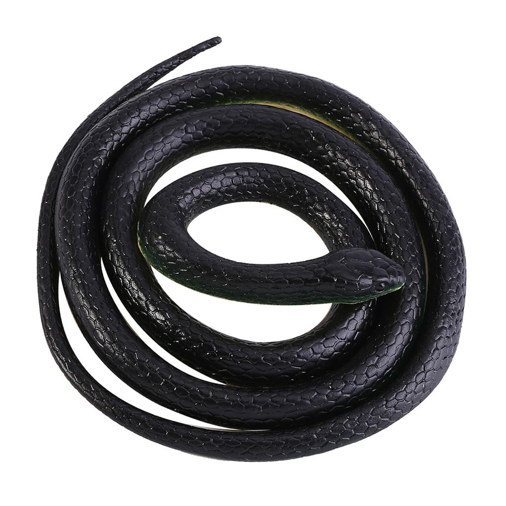 1Pc 130cm Long Realistic Soft Rubber Snake Garden Props Funny Joke Prank Toy Gift Hot