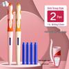 Erasable Heat-Sensitive Fountain Pen for Third-Graders, Ergonomic Design with Replaceable Crystal Blue Ink Cartridge