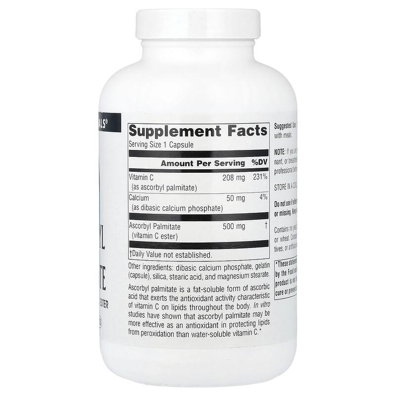 Ascorbyl Palmitate, 180 Capsules