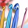 12pcs-Color Single Head Crochet Hook DIY Knitting Tool Crochet Hook Set Wholesale Crochet Needle Sweater Needle