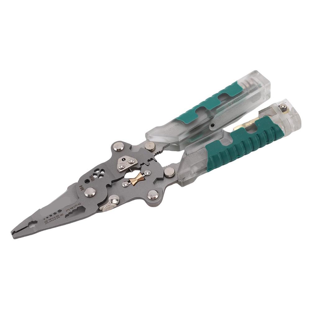 20 in 1 Abisolierer Multifunktionales Elektrisches Test Faltzange Werkzeug zum Abisolieren Crimpen Klemmen 8,8 Zoll