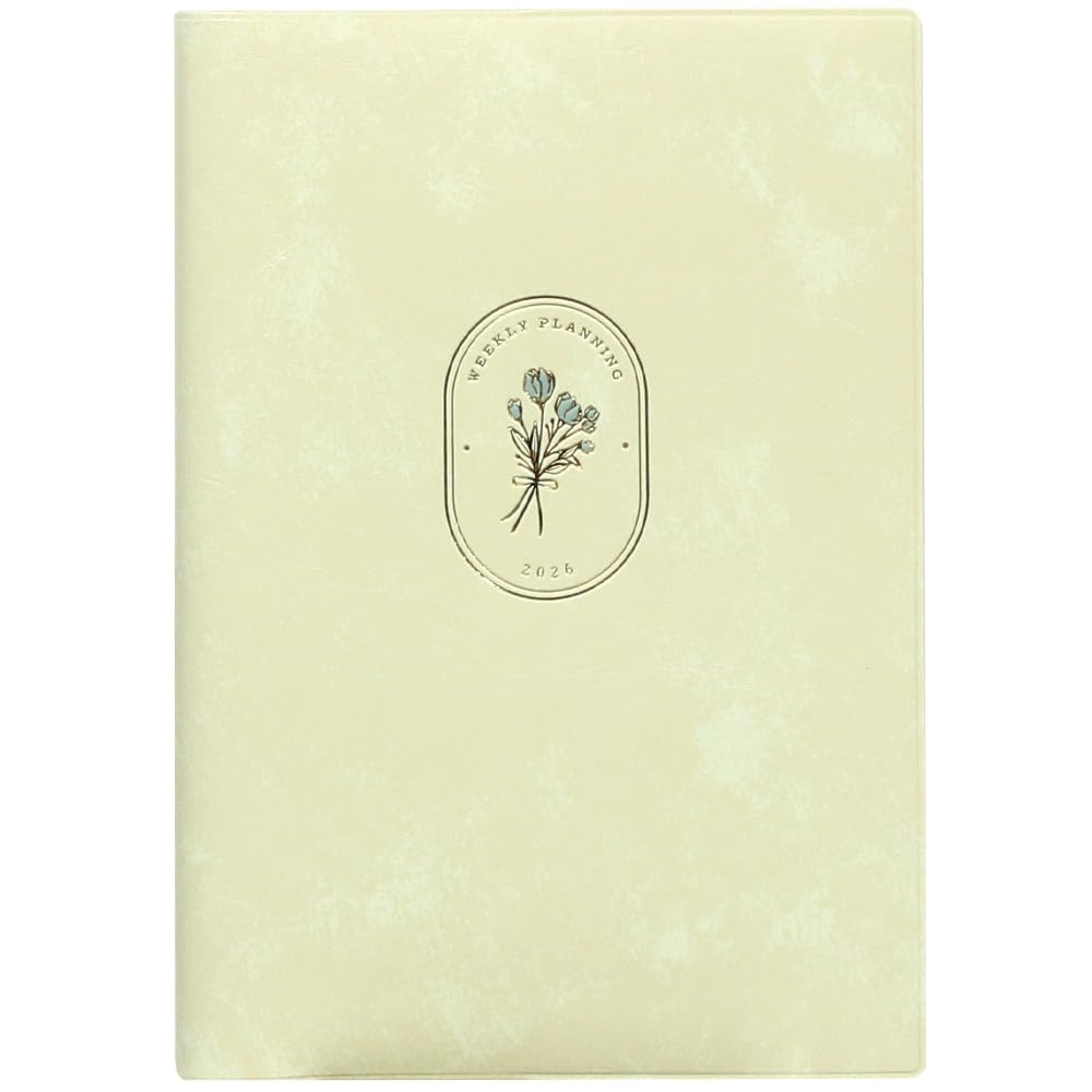 

Labclip Planner 2026 January Start B6 Weekly Block Burgeon white 2601KBN-WH белый