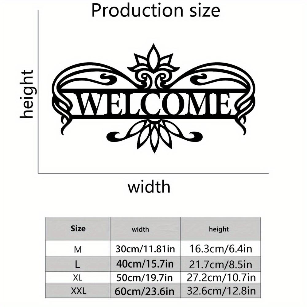 Personalizable Metal Sign Unique Silhouette Garden Decor Holiday Gift