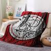 1PC AFC Ajax Patterned Flannel Blanket Suitable For All Seasons for Home Decor Warmth and Comfort Gifts Holiday Present
