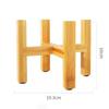 New Portable Single Bay Bamboo Flower Stand Mini Flower Pot Holder Plant Pot Shelf Four-legged Vase Flower Pot Slip Bracket