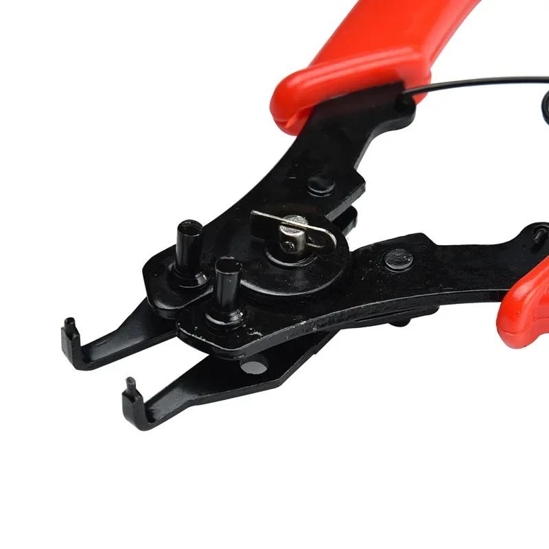 Set de clești pentru inele de fixare 4 în 1 Clești pentru inele de fixare cu sertizare multiplă detașabilă Clește pentru inele de fixare a capului Unelte de mână