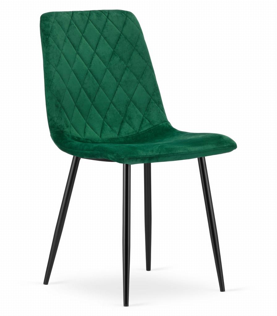 TURIN Chair - Dark Green Velvet X 2