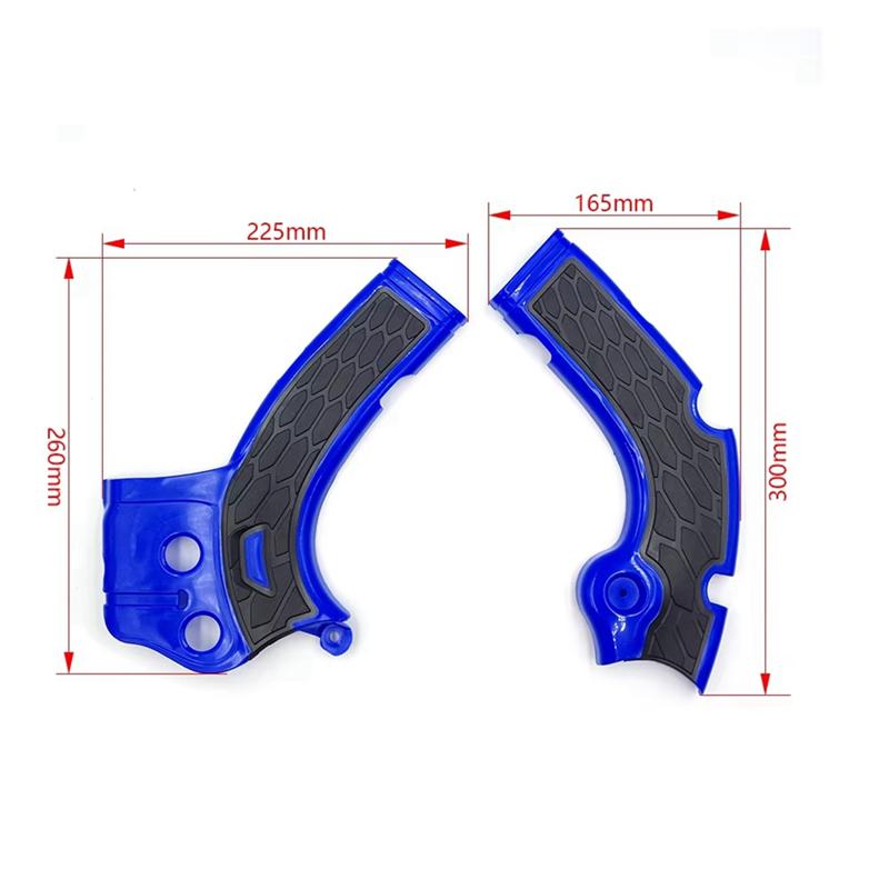 A51K-1Pair Motorcycle Frame Protective Shell Protective Cover Frame Guard Plate For  YZ250F YZ450F WR250F WR450F