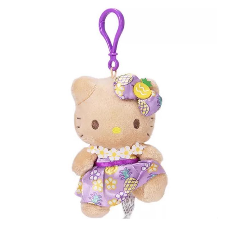 Sanrio Hello Kitty Plush Keychain With Soft Short Pile For Girls And Collectors
