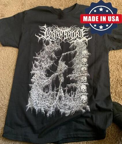 Винтажная футболка группы Lorna Shore  Vintage Pain Remains  Классическая черная Унисекс S-5XL OM10 Унисекс футболка L