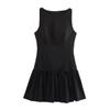 Kaslead New Arrival Women's Clothing Fashion Style Fashion Bowknot Decoration Mini Dress 3152278
