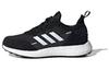 Rapida Lux S&L J Comfortable Round Toe Slip Resistant Low Top Kids' Running Shoes Black White Teenagers FV2760