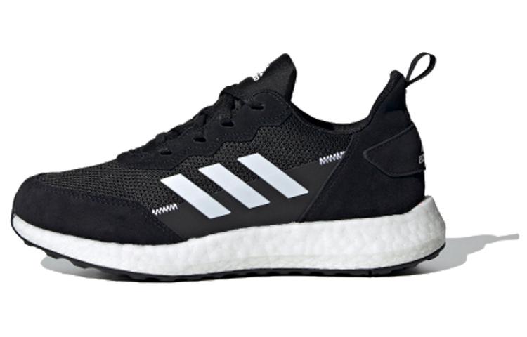 

Adidas Rapida Lux S&L J Comfortable Round Toe Slip Resistant Low top Kids Running Shoes Black White Teenagers FV2760 35.5