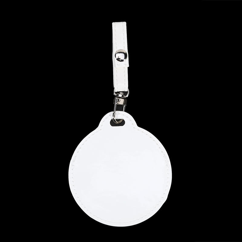 

Protective Round Badge Case 58/75Mm Waterproof Transparent Window Display Bag With Hangable Fan Supplies 1/2 Pcs
