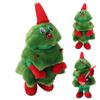 Electric Christmas Tree Plush Toy 8 Songs Continuous Play Glowing Swinging Singing Dancing Cute Elec