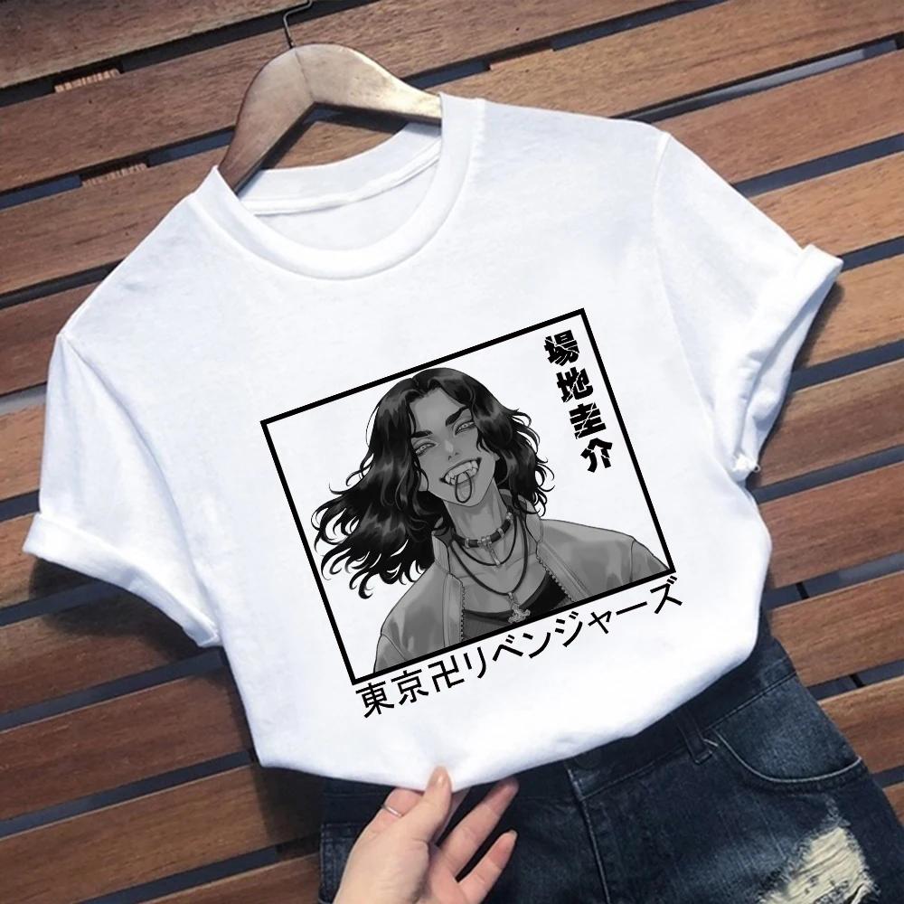Men's Hip Hop Streetwear Casual Summer Top Tees Anime Baji Keisuke Graphic T Shirts Cool Tokyo Revengers Anime T-shirts