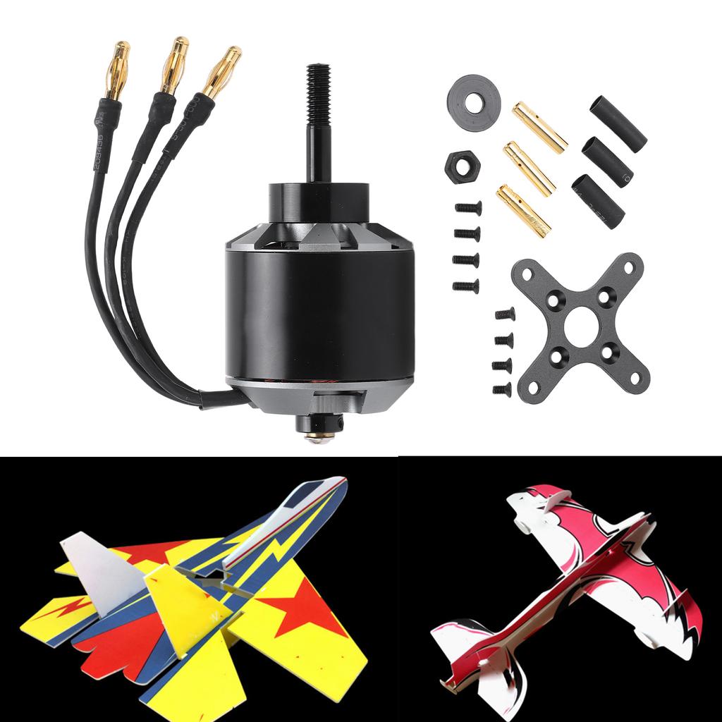 QA4220 450KV Brushless Motor Set for RC Remote Control Airplane Fixed Wing Drone Accessories External Motor
