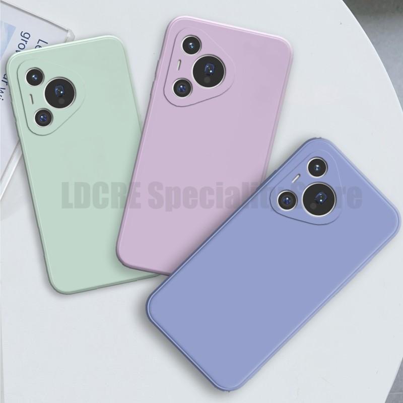 Liquid Silicone Case For Huawei Pura 80 Pro For Huawei Pura 80 Pro Cover TPU Shockproof Protective Phone Cover Pura 80 Ultra 5G