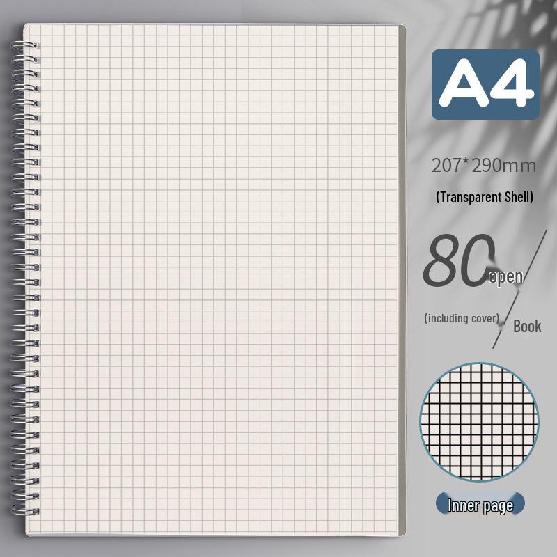 Thick B5 Spiral Notebook for Students - Horizontal Lined