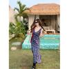 Sweet Spice Girl Floral V-neck Sleeveless Dress Women's 2026 New Summer Waist Thin Chic Vest Skirt Long Dress