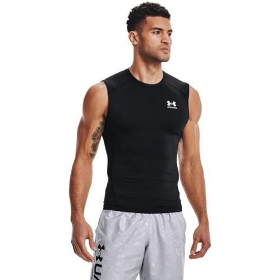 Under Armour Trainings-Basisschicht UA HeatGear Armor Kompressions-Ärmelloses Shirt Herren