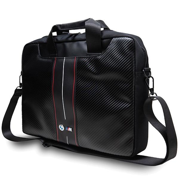 BMW BMCB15COMSCAKR 16" Bag Black Carbon Red Stripes