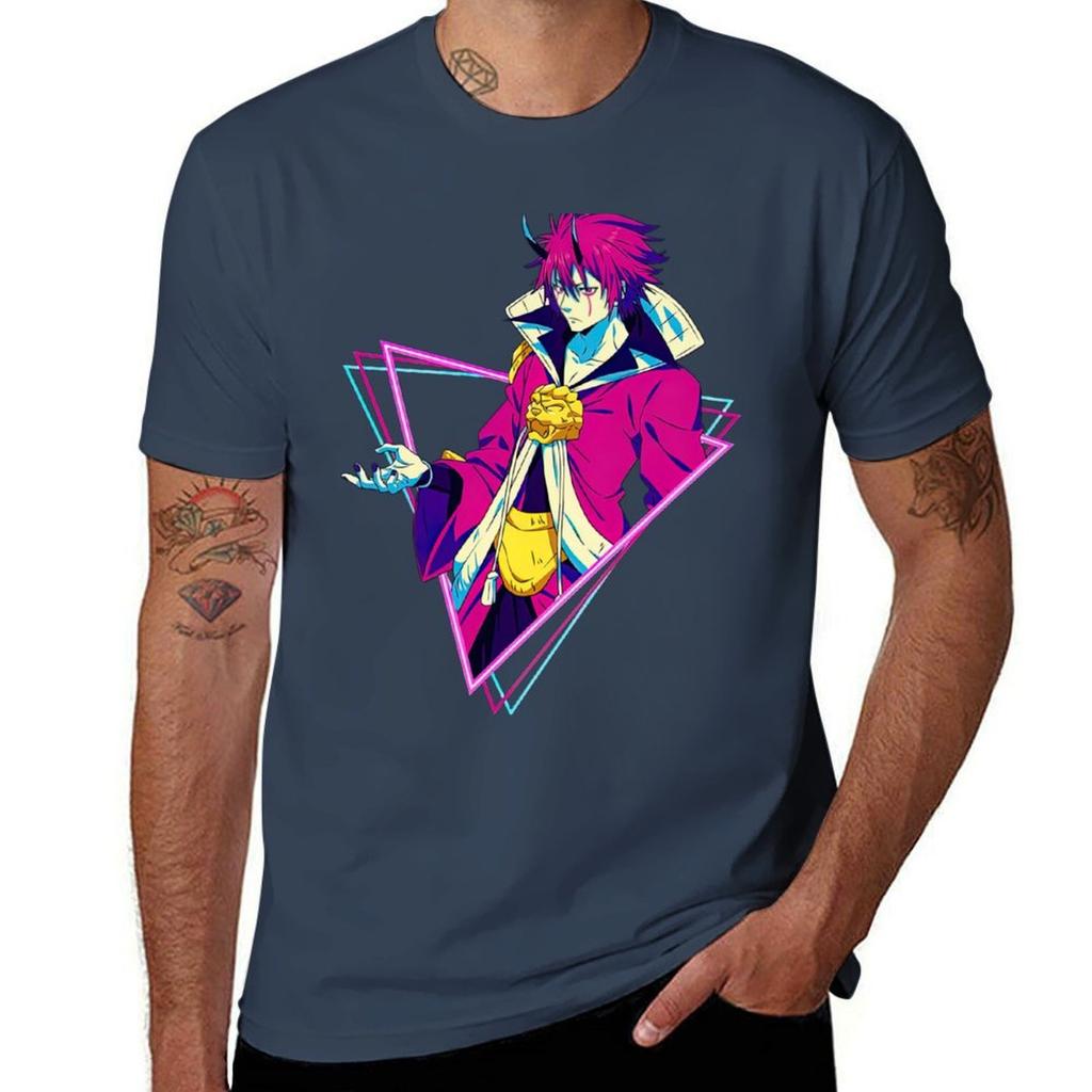 Tensei Shitara Slime Datta Ken Benimaru Tshirt Stylish Graphic Short Sleeve Top