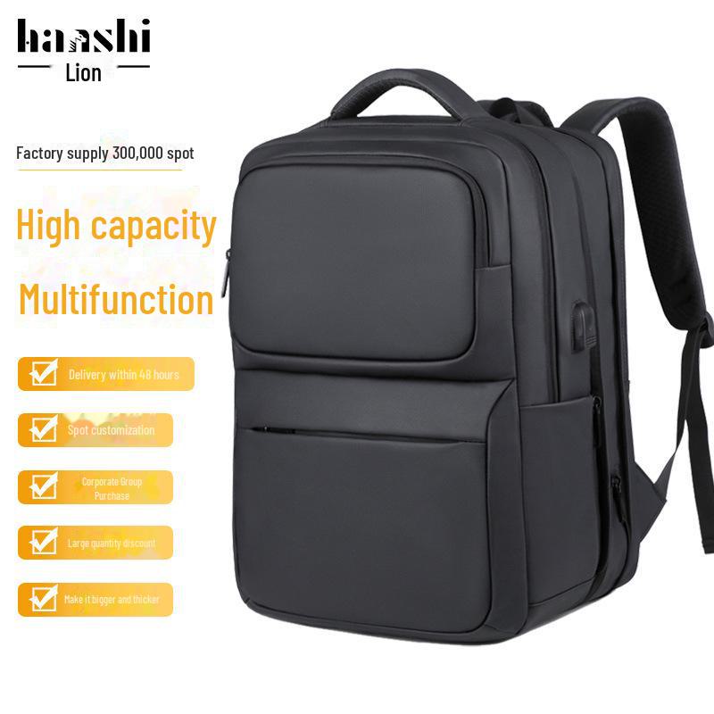 Men's Waterproof Business Travel Backpack - High-Capacity, Stylish & Versatile Laptop Bag