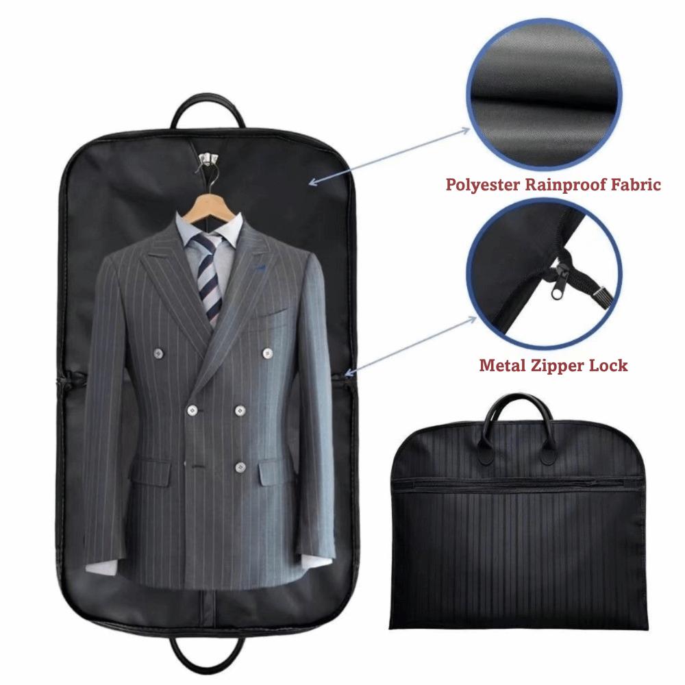 Zipper Closure Dust Cover Thickened Suit Storage Bag Suit Protection Case  Suit Dustproof Storage