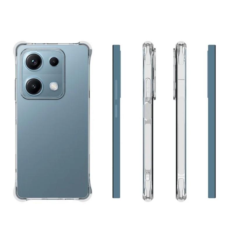 For Xiaomi Redmi Note 14S 4G Clear TPU Case WANLONFENG TM Series 2.0mm Phone Back Cover