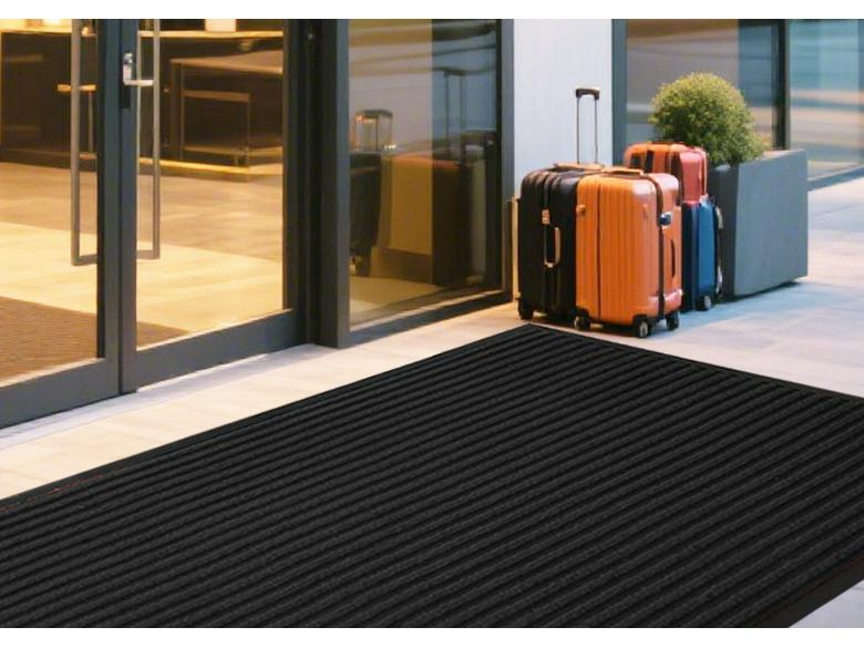 Protiskluzová voděodolná koupelnová vstupní rohožka - Zesílené PVC, Dutý design