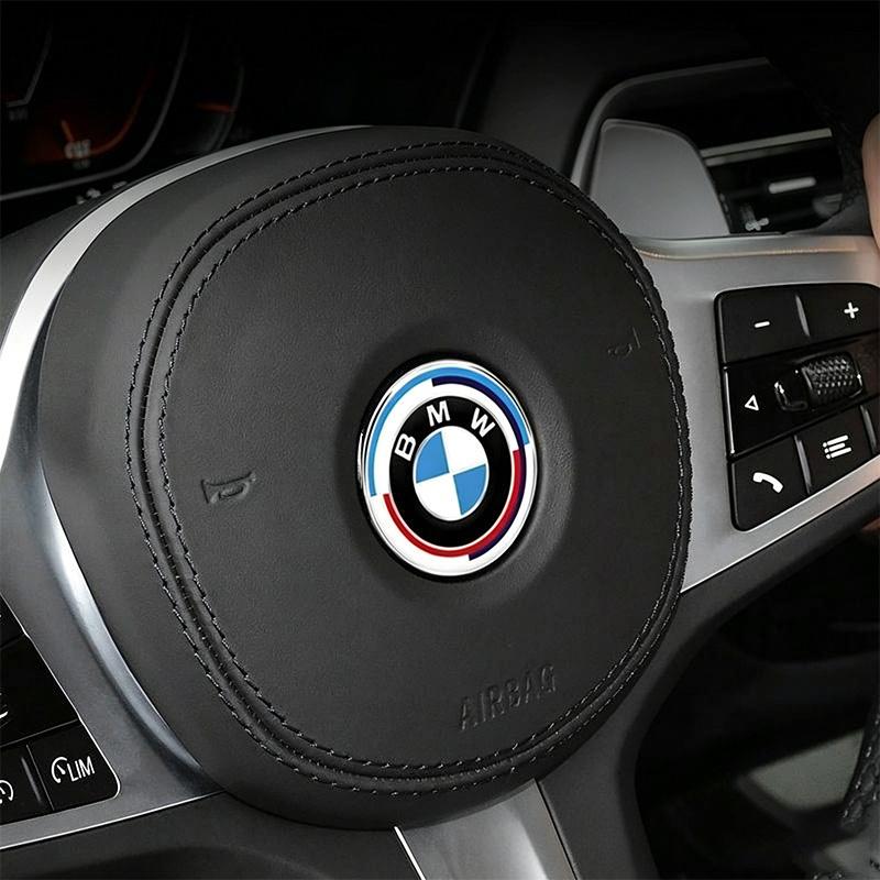 Car Steering Wheel Decoration Badge 45mm Sticker Accessories For BMW F25 F26 F16 F15 F34 F07 F40 F10 F45 F46 G20 G22 G23 G12 F13 DL5