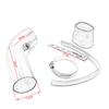3'' inch 76mm Universal Aluminum car Air Intake Pipe kit Pipes Cold Air Intake System Duct Tube Kit Air filter