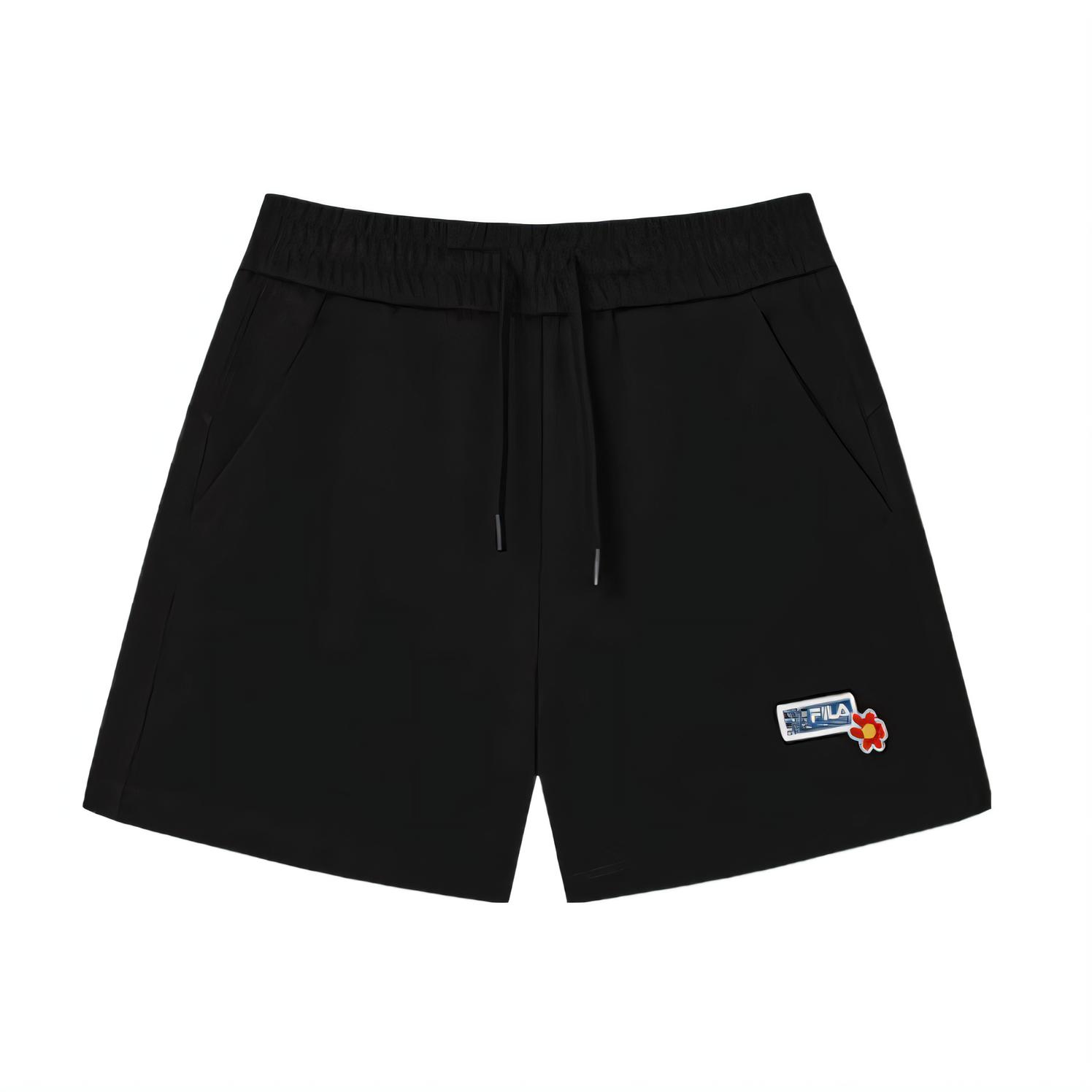 

Fila X TIM LAHAN Оригинальные мягкие универсальные модные удобные повседневные шорты Женские шорты Черные F51W529604F-BK XL