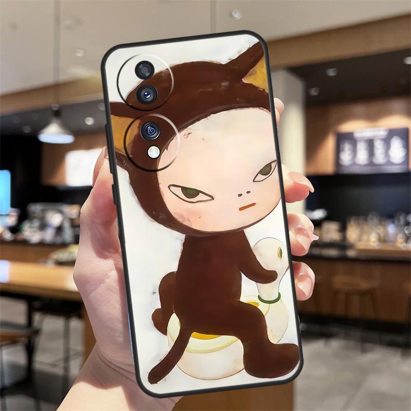 Étui Yoshitomo Nara Pour Honor Magic 5 6 7 8 Pro Honor 200 400 50 70 90 Lite X8b X8c X9b X9c X9d Win RT Housse