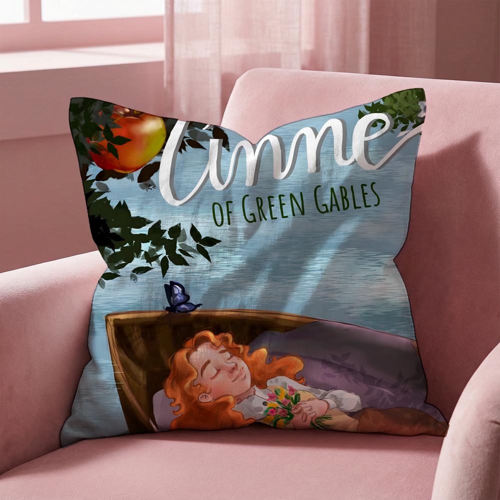 Bücher Anne auf Green Gables Kissenbezug Mehrzweck-Kissenbezug für Zuhause & Auto - Wendbar, Weich & Langlebig für den täglichen Gebrauch