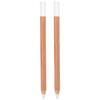 2PCS 6.9in White Charcoal Pencil Wood High Coverage Core Art Drawing Tool Easy Blending Smooth Marking Art Drawing Pencil