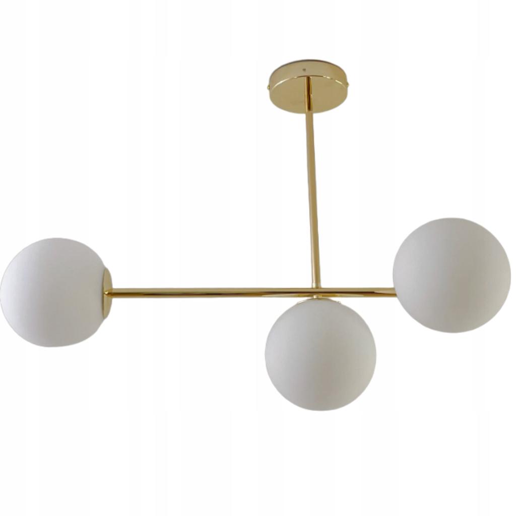 Pendant Lamp Ceiling Chandelier Balls Gold Modern Led Milky