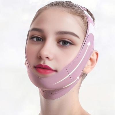 V-Line Lifting-Maske für die Nacht Verstellbarer Kinnriemen Kieferlinie Former Gesichtsschlankmacher Doppelkinnreduzierer für Frauen