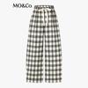 MO&Co. Women's Drawstring High-Waist Wide-Leg Sports Pants MBF1PAT011